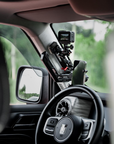 GWM Tank 300 mounts and switch panels installed, providing convenient control for off-road lights and accessories