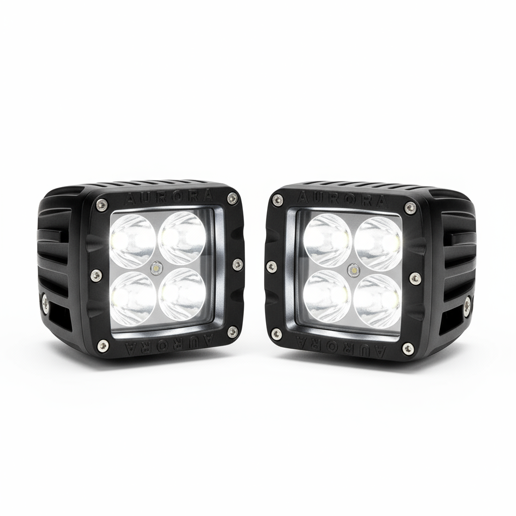 GWM Tank 300 3-inch Aurora LED Pods front view for off-road lighting upgrade