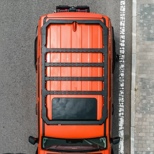 GWM Tank 300 roof rack front view with MEIKA Hunter off-road setup